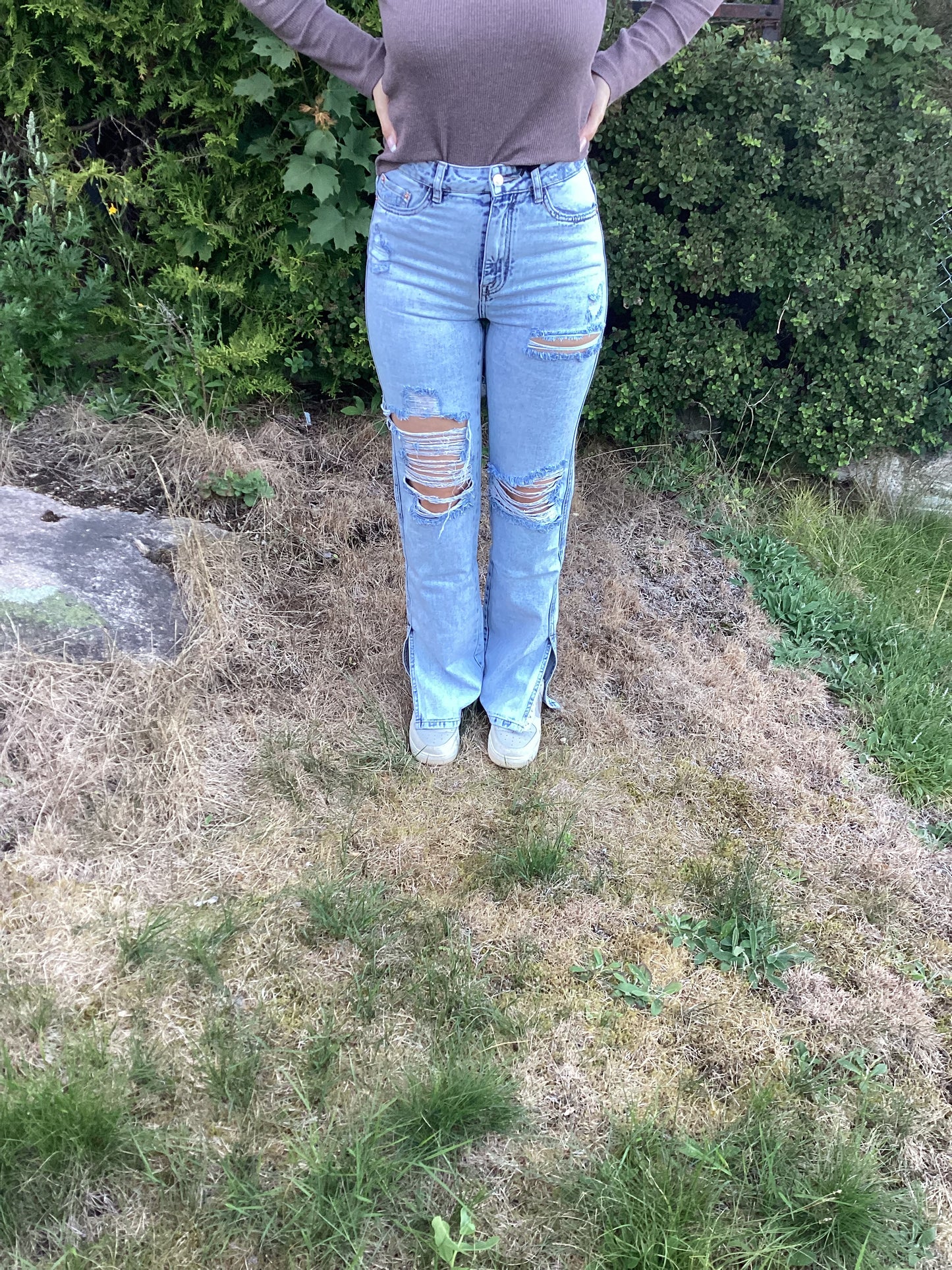 Jeans Straight leg fra Queen Hearts