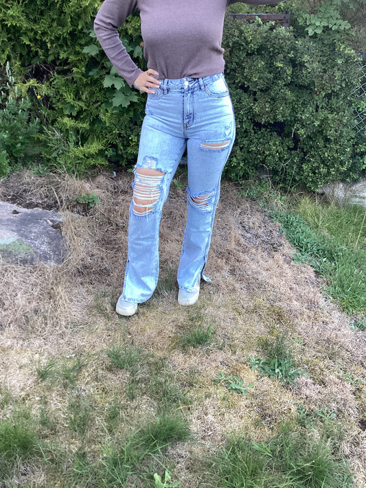 Jeans Straight leg fra Queen Hearts