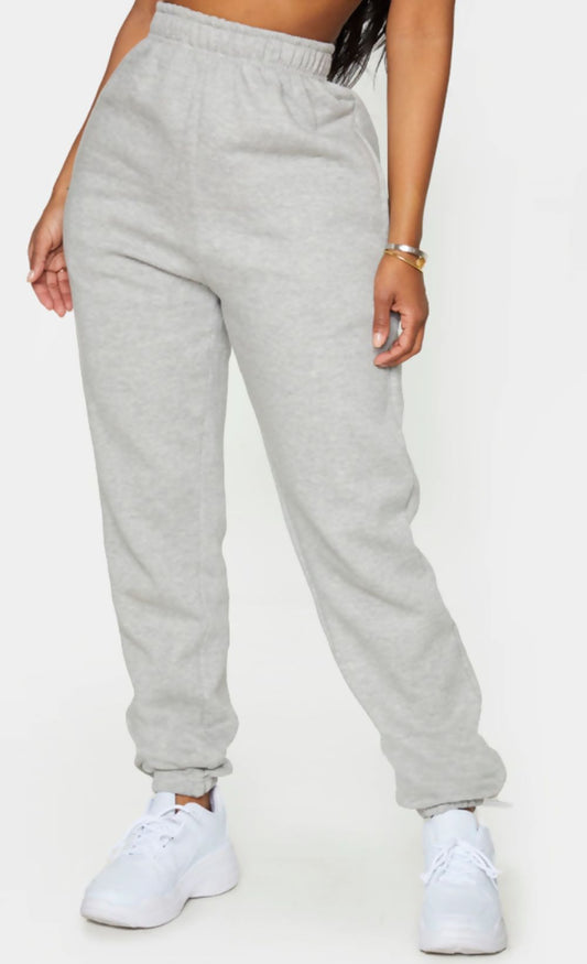 Grey Marl Casual Joggers
