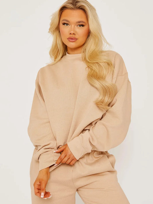 Oversized Plain Sweatshirt